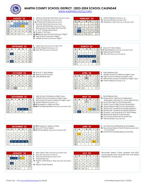 clarence school calendar 24 25.